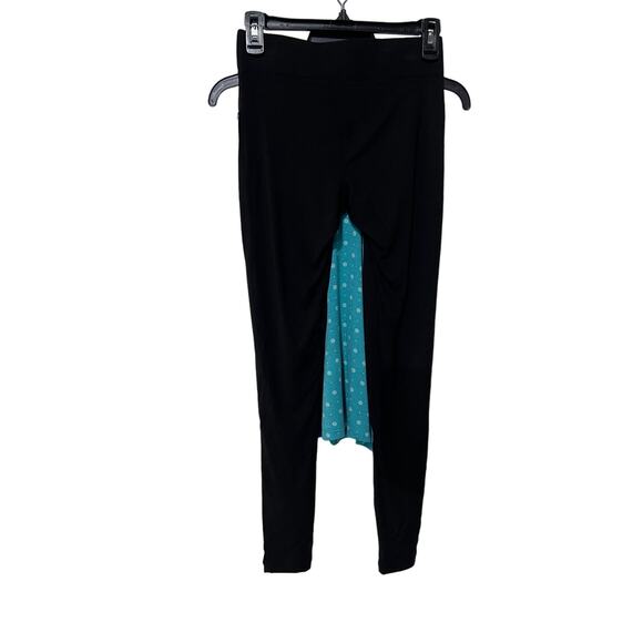 ALFANI WOMENS PAJAMAS MODAL SET TANK TOP TEAL & LEGGINGS CLASSIC BLACK SIZE XS - Picture 3 of 15
